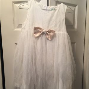 Lolly Wolly Doodle Size 10 White chiffon dress